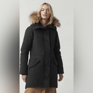 Canada Goose Women’s Parka Removal Fur Hood Black Sz M